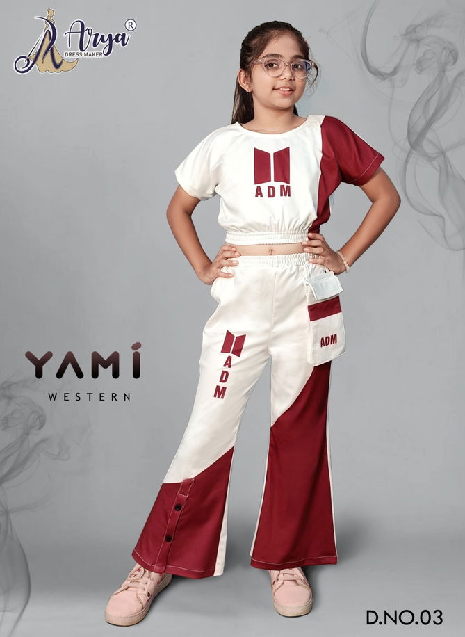 Yami By Arya Lycra Western Girls Wear Catalog